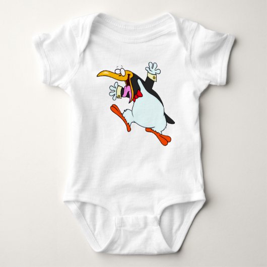 “Dappere Pinguïn in Smoking** T-Shirt (Voorkant)