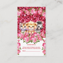 Dappere Raffle Baby shower Enclosure Card