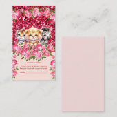 Dappere Raffle Baby shower Enclosure Card Informatiekaartje (Voorkant / Achterkant)