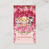 Dappere Raffle Baby shower Enclosure Card Informatiekaartje (Voorkant)