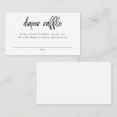 Dappere Raffle-behuizing Visitekaartje (Voorkant / Achterkant)