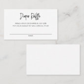 Dappere Raffle-behuizing Visitekaartje (Voorkant / Achterkant)