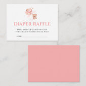 Dappere Raffle, we kunnen wachten tot roze beige m Informatiekaartje (Voorkant / Achterkant)