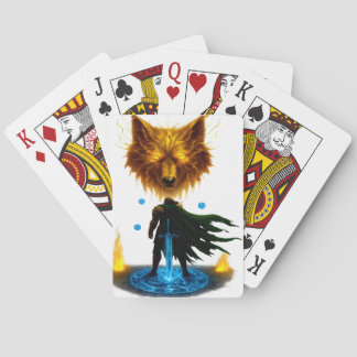 Dappere Ridder Gevechtsklaar Pokerkaarten