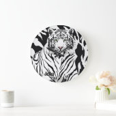 Dappere unieke witte tijger klok (Huis)