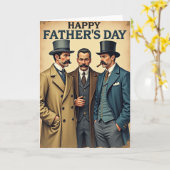 Dappere Vaderdag Mannen Kaart (Gele Bloem)