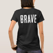 dappere Vikingvrouw  T-shirt (Achterkant)