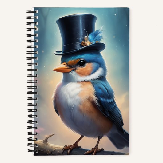 Dappere Vogel Notitieboek (Voorkant)