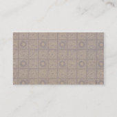 Dappere vormgeving voor behangpapier, 1883 visitekaartje (Achterkant)