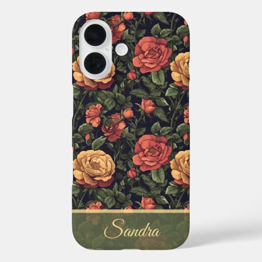 Dappere Vrouwen Geschenk Roos Aangepast Case-Mate iPhone Case (Achterkant)