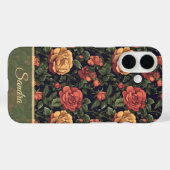 Dappere Vrouwen Geschenk Roos Aangepast Case-Mate iPhone Case (Achterkant (horizontaal))