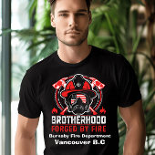 Dapperheid belichaamd in de uitrusting van de bran t-shirt