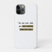 Dapperheid voelt als angst | Motivatie prijsopgave Case-Mate iPhone Case (Achterkant)