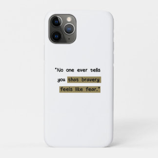 Dapperheid voelt als angst | Motivatie prijsopgave Case-Mate iPhone Case