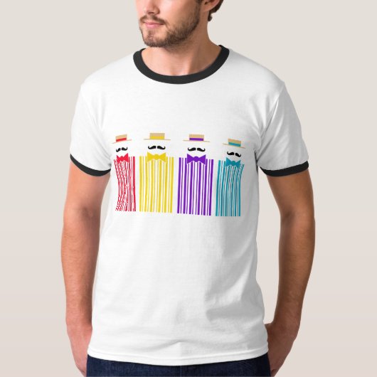 Dappers Ringer T Shirt (Voorkant)