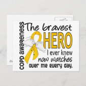 Dapperste held die ik ken COPD Briefkaart (Voorkant / Achterkant)