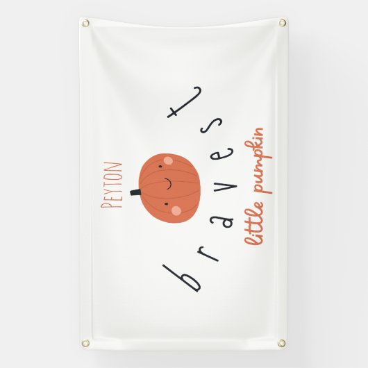 dapperste kleine pompoen Aangepaste naam Banner Si (Verticaal)