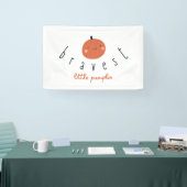 dapperste kleine pompoen Banner Binnen Groot Bord (Beurs)