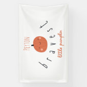 dapperste kleine pompoen Banner Indoor Sign (Verticaal)