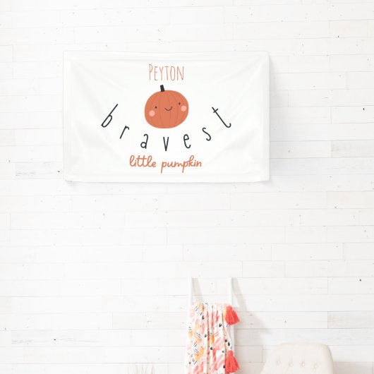 dapperste kleine pompoen Banner Indoor Sign (Insitu)