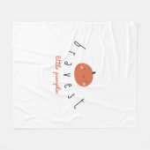 dapperste kleine pompoen kinderen Fleece Dekbed (Voorkant (Horizontaal))