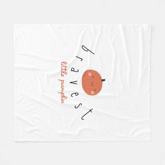 dapperste kleine pompoen kinderen Fleece Dekbed (Voorkant (Horizontaal))