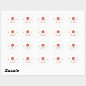 dapperste kleine pompoen Stickers kinderkanker (Vel)