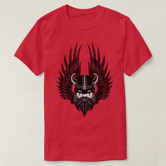DAPPERSTE VIKING KNIGHT VAN VALHALLA T-SHIRT (Design voorkant)