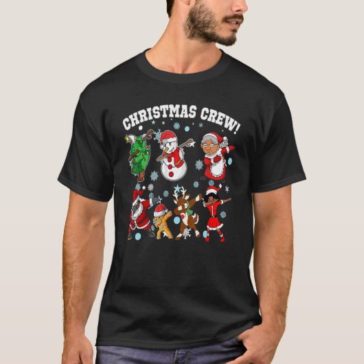 Dapping Christmas Crew Xmas Holiday T-shirt (Voorkant)
