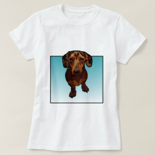 Dapple Dachshund Artsy T-shirt