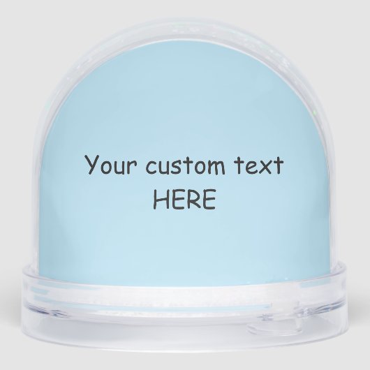 DAPPLE DACHSHUND SNOW GLOBE SNEEUWBOL (Achterkant)