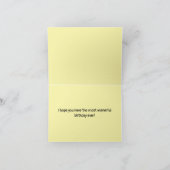 Dapple Dachshund Verjaardag Kaart (Binnen)