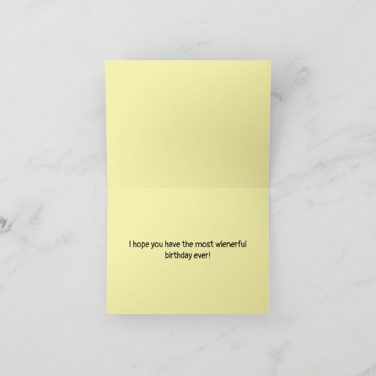 Dapple Dachshund Verjaardag Kaart (Binnen)