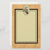 Dapple Gray Andalusië Horse Briefpapier (Voorkant / Achterkant)
