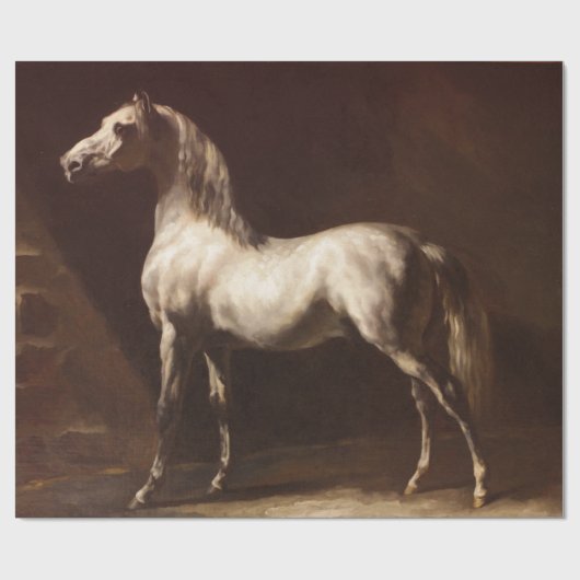 Dapple Gray Horse (van Théodore Géricault) Cadeaupapier (Vlak)