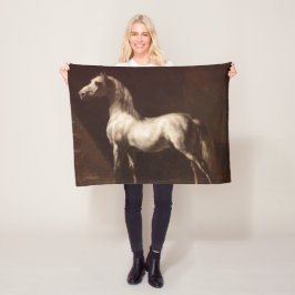 Dapple Gray Horse (van Théodore Géricault) Fleece Deken