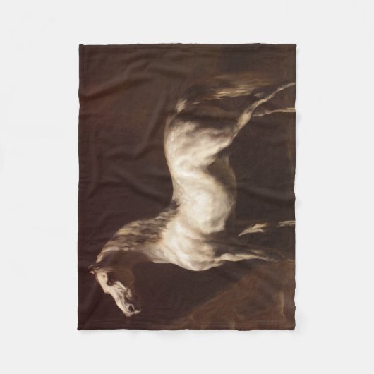 Dapple Gray Horse (van Théodore Géricault) Fleece Deken (Voorkant)