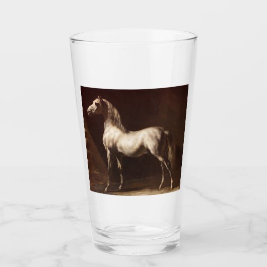 Dapple Gray Horse (van Théodore Géricault) Glas (Voorkant)