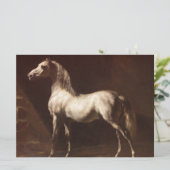 Dapple Gray Horse (van Théodore Géricault) Kaart (Staand voorkant)
