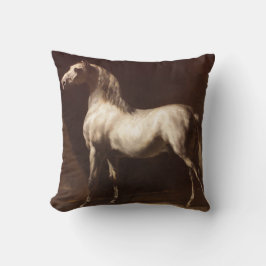 Dapple Gray Horse (van Théodore Géricault) Kussen