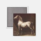 Dapple Gray Horse (van Théodore Géricault) Magneet (Voorkant / Achterkant)