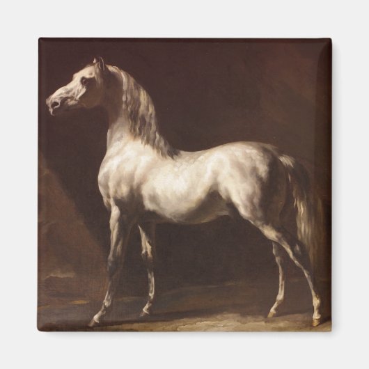 Dapple Gray Horse (van Théodore Géricault) Magneet (Voorkant)