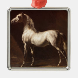 Dapple Gray Horse (van Théodore Géricault) Metalen Ornament