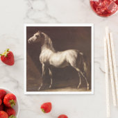Dapple Gray Horse (van Théodore Géricault) Servet (Insitu)