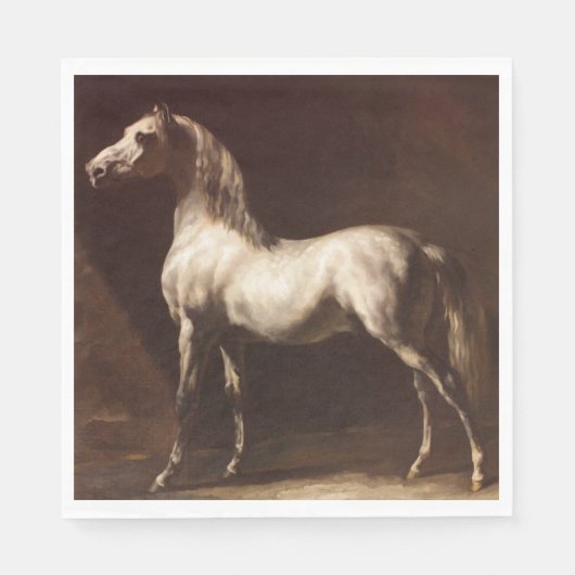 Dapple Gray Horse (van Théodore Géricault) Servet (Voorkant)