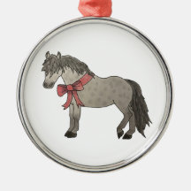 Dapple Gray Pony kerstversiering
