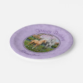 Dapple Gray Quarter Horse Mare Palomino Foal Papieren Bordje (Gekanteld)