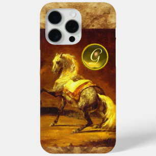 DAPPLED GRAY HORSE MONOGRAM iPhone 15 PRO MAX HOESJE