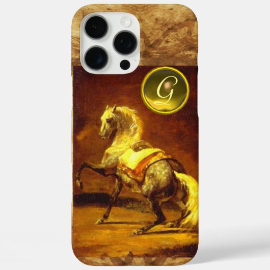DAPPLED GRAY HORSE MONOGRAM Case-Mate iPhone CASE (Achterkant)