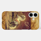 DAPPLED GRAY HORSE MONOGRAM Case-Mate iPhone CASE (Achterkant (horizontaal))